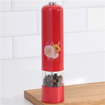 Мельница электрическая для специй «С 8 марта», модель LET-004, 22.3×5.2 см