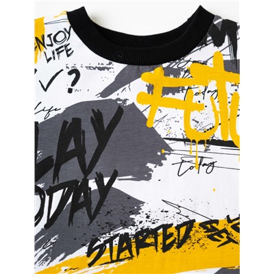 Комплект трикотажный для мальчиков: фуфайка (футболка), шорты