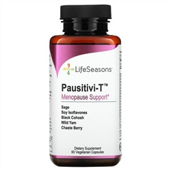 LifeSeasons, Pausitivi-T, Menopause Support, 60 Vegetarian Capsules