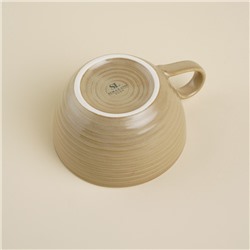 Кружка SL Home «Песчаный бриз», 90 мл, фарфор, бежевая