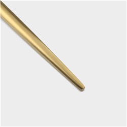 Набор вилок столовых Magistro «Фолк», h=22 см, 6 шт., нержавеющая сталь, золотистые