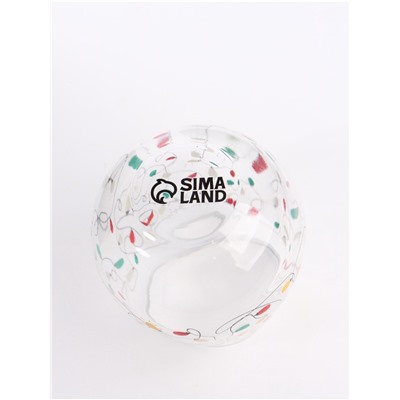 Стакан стеклянный на Новый год «Новогодняя гирлянда», 620 мл