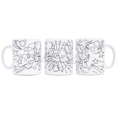 Посуда для росписи "Синий еж"