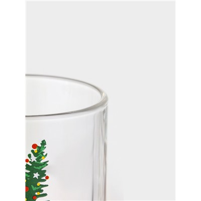Кружка Luminarc «Рождество», 320 мл, стекло, прозрачная, рисунок МИКС