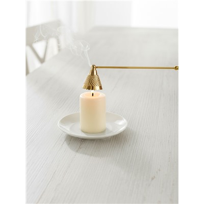 Гаситель для свечей «Еловая шишка», 28.5 см, латунь