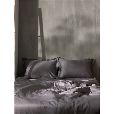 Пододеяльник 2-спальный SL Home Tencel, 180×220 см, серый, тенсель