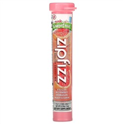 Zipfizz, Healthy Energy Mix With Vitamin B12, Pink Grapefruit, 20 Tubes, 0.39 oz (11 g) Each