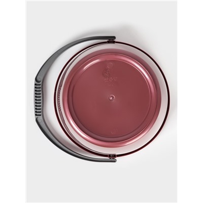 Ведро хозяйственное «Удачное», 10 л, пластик, МИКС