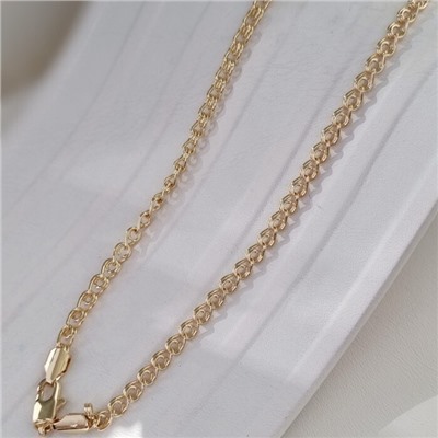 Цепочка на шею ювелирная бижутерия Итальянское золото (покрытие желтое 14к), арт.213.992