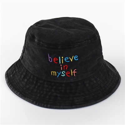 Панама Believe, чёрная, р-р 56