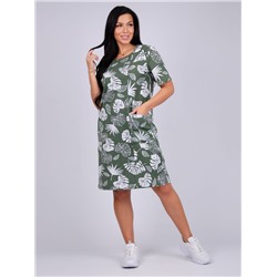 Туника Манижа листья, трикотаж