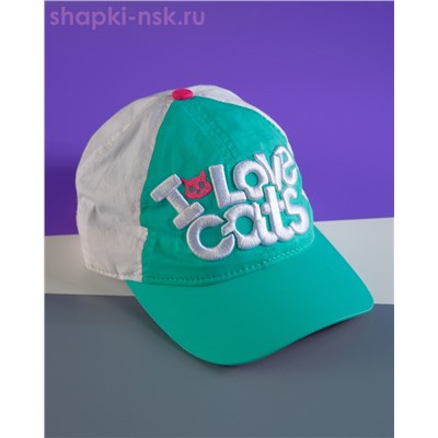 BK 100228 Б Бейсболка для девочки (52-54)