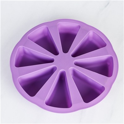 Форма для выпечки 8 ячеек силиконовая / R-104 /уп 100/ 27.4*5/ 0,18