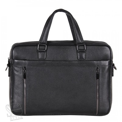 Портфель мужской кожаный 8223-8QH black Heanbag
