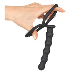 Насадка на пенис для двойного проникновения Cock   ball ring
