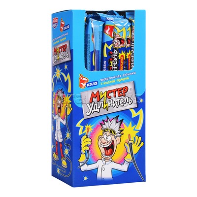 Жевательная резинка с кислой пудрой "Мистер удлинитель" со вкусом колы 18гр*30шт