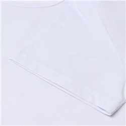 Пижама женская (футболка, шорты) Catfit, белая, синяя, размер 44