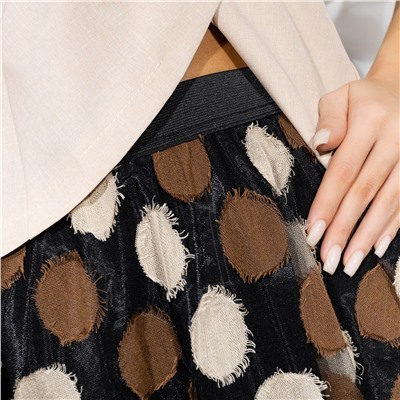 Костюм с юбкой с креативной застёжкой, Шаг к тебе (brown, 2 в 1)