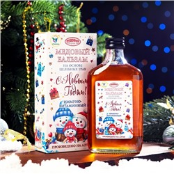 Новогодний безалкогольный алтайский медовый бальзам на травах Vitamuno «Иммуно-витаминный», 250 мл