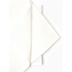 Набор сервировочных салфеток с декоративными кольцами Этель Еco style 46×46 см - 4 шт., 100% лён