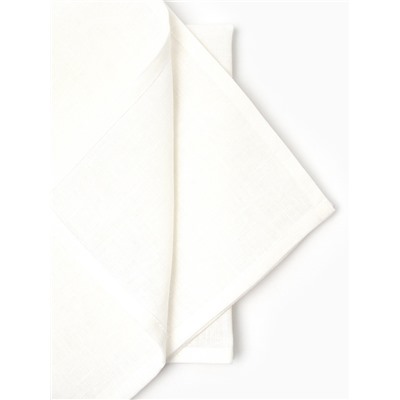 Набор сервировочных салфеток с декоративными кольцами Этель Еco style 46×46 см - 4 шт., 100% лён