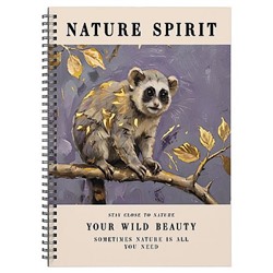 Тетрадь 120л клетка на спирали твердая обложка PREMIUM "JANE. Nature spirit" ТСМФ51205617 Listoff