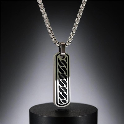 Кулон из стали на цепочке