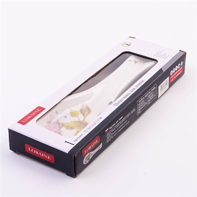 60249 Подставка под ложку 22,3см Розовый сад доломит LR (х72)