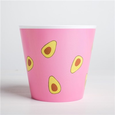 Набор кашпо для цветов 3 в 1 «Фрукты», 0.8 л, 11×12 см