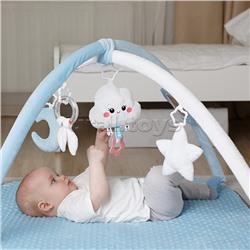 Игрушка мягконабивная коврик с дугами (с сеткой и шариками "Облачко")