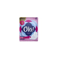 Ola!Extrafix Ultra Super Прокладки 8шт Бархатистая сеточка