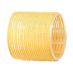 Dewal Бигуди-липучки R-VTR17, 65 мм, желтый, 6 шт. 875