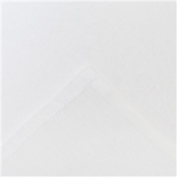 Простыня 1.5-спальная, 150×215 см, хлопок 100%, бязь отбеленная 100 г/м²