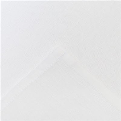 Простыня 1.5-спальная, 150×215 см, хлопок 100%, бязь отбеленная 100 г/м²