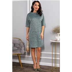 Платье трикотажное Ветта (зеленое) П14599-10М