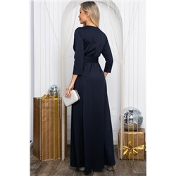 Платье Сияющий выход (темно-синее) П14444-4М