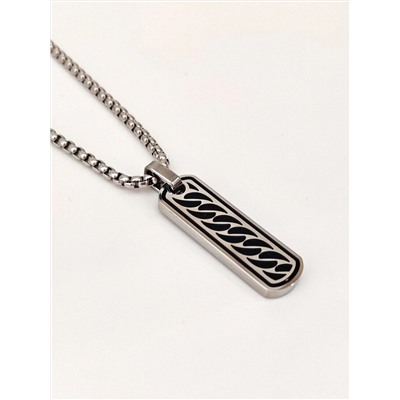 Кулон из стали на цепочке