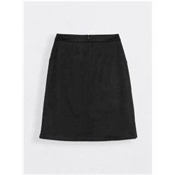 Юбки CONTE CELINA Юбка А-силуэта с эффектом замши и рельефными линиями