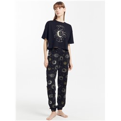 КОМПЛЕКТ ЖЕНСКИЙ (ФУТБОЛКА, БРЮКИ) 592432-1