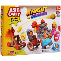 Набор для лепки "Рыцари и драконы" тесто 4х56г