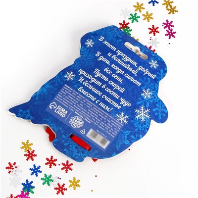 УЦЕНКА Праздничное конфетти «С Новым Годом!»Снегирь, цветные снежинки 14 г