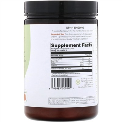 Econugenics, PectaSol-C, модифицированный цитрусовый пектин, порошок, 454 г
