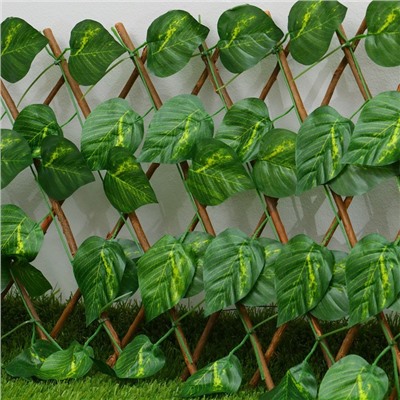 Ограждение декоративное, 35×120 см, «Лист берёзы», Greengo