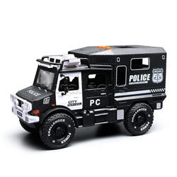 Машина "Трейлер. Полиция" (свет, звук) в коробке