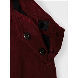 Полукомбинезон текстильный утепленный флисом для девочек