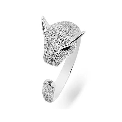 Кольцо из серебра куб.циркон., МЦВ2063