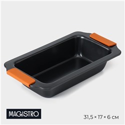 Форма для выпечки Magistro French Bakery, 31,5×17×6 см, антипригарное покрытие