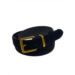 Ремень женский из искусственной кожи, цвет черный