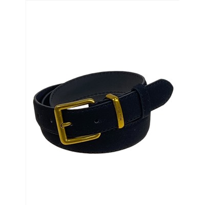 Ремень женский из искусственной кожи, цвет черный