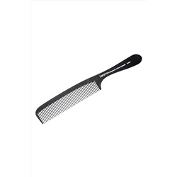 Harizma Расчёска с ручкой для стрижки и укладки / Carbon 10667, 18,5 см, черный KRISTALLER, 1116861